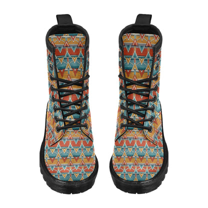 Kente Print African Design Themed Women's Boots
