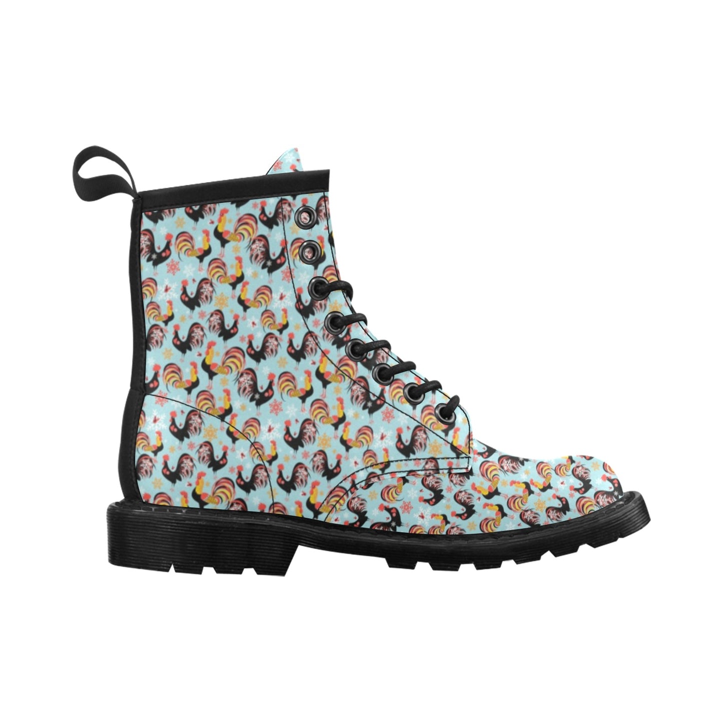 Rooster Themed Design Women's Boots
