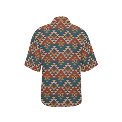 Knit Aztec Tribal Women's Hawaiian Shirt