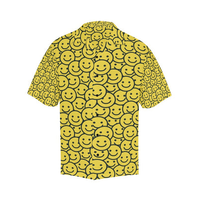 Smiley Face Emoji Print Design LKS302 Men's Hawaiian Shirt