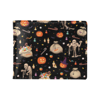 Mummy Halloween Print Design LKS303 Men's ID Card Wallet