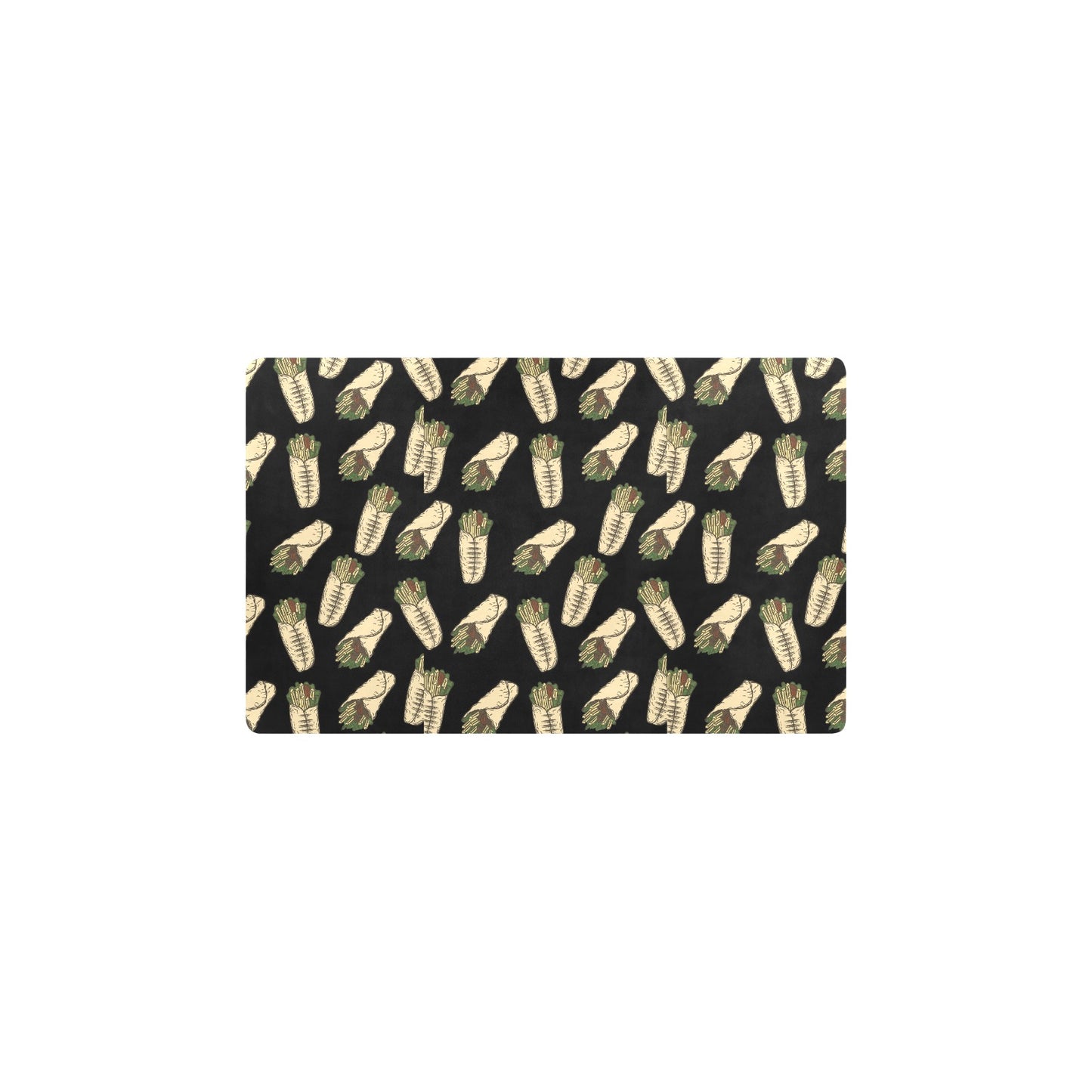 Burrito Print Design LKS303 Kitchen Mat