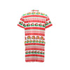 Camper Camping Ugly Christmas Design Print Men's Romper