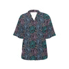 Eye of Horus Ethnic Pattern Women's Hawaiian Shirt