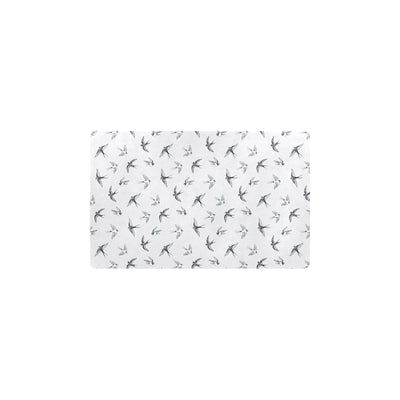 Swallow Bird Pattern Print Design 04 Kitchen Mat