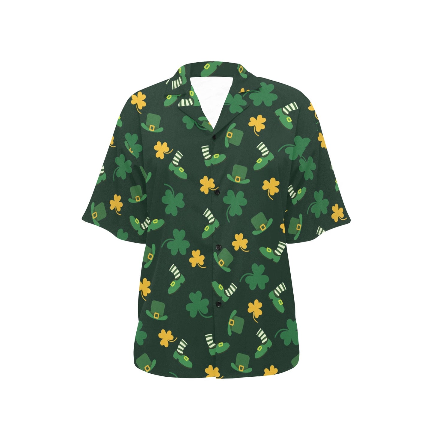 St Patricks Day Print Design LKS306 Women's Hawaiian Shirt