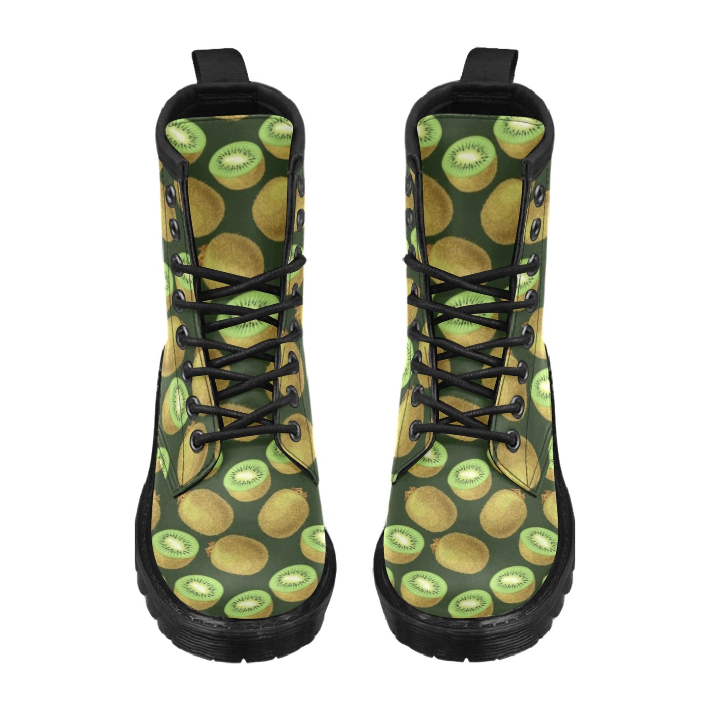 Kiwi Pattern Print Design KW04 Women's Boots