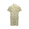 Seashell Beach Print Design LKS303 Men's Romper