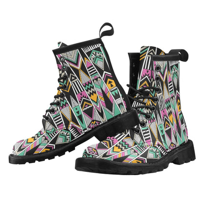 Tribal Aztec Triangle Women's Boots