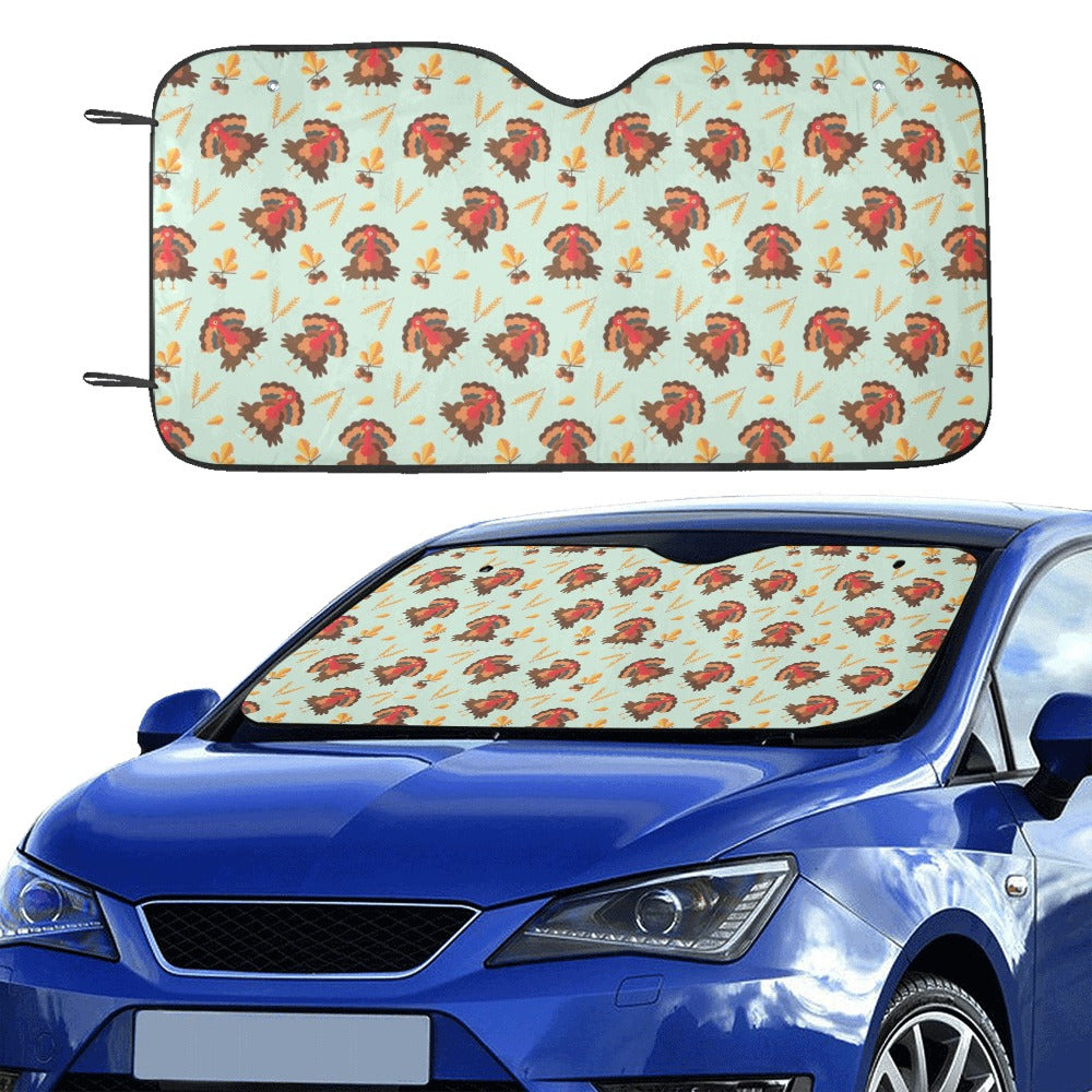 Thanksgiving Print Design LKS309 Car front Windshield Sun Shade