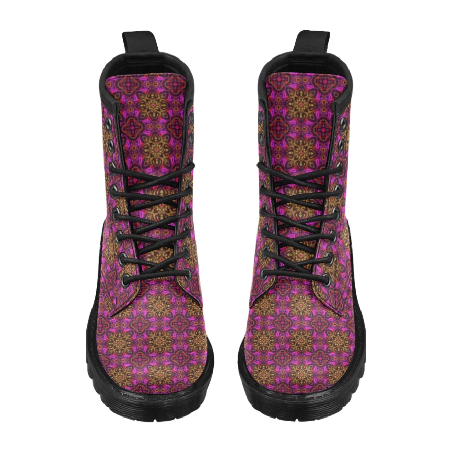kaleidoscope Abstract Print Design Women's Boots