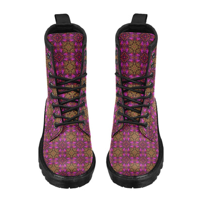kaleidoscope Abstract Print Design Women's Boots