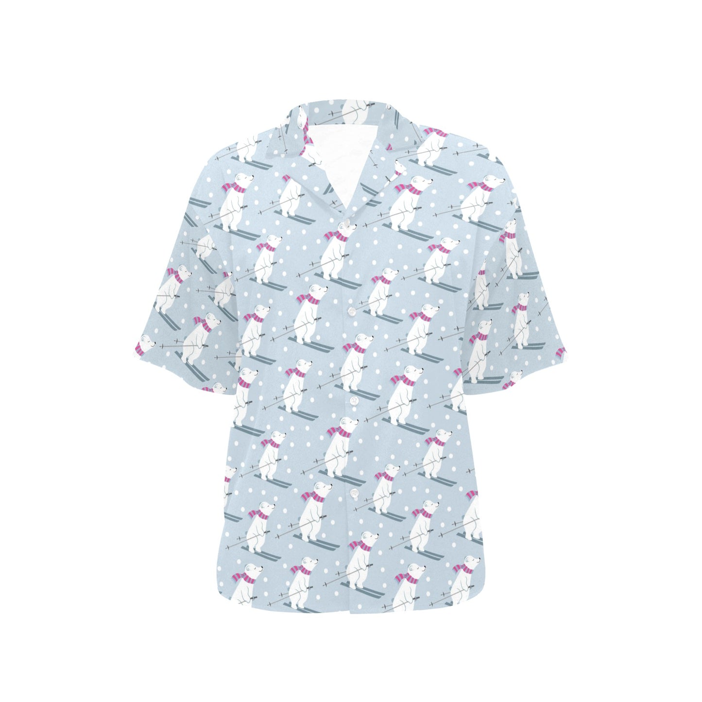 Ski Print Design LKS307 Women's Hawaiian Shirt
