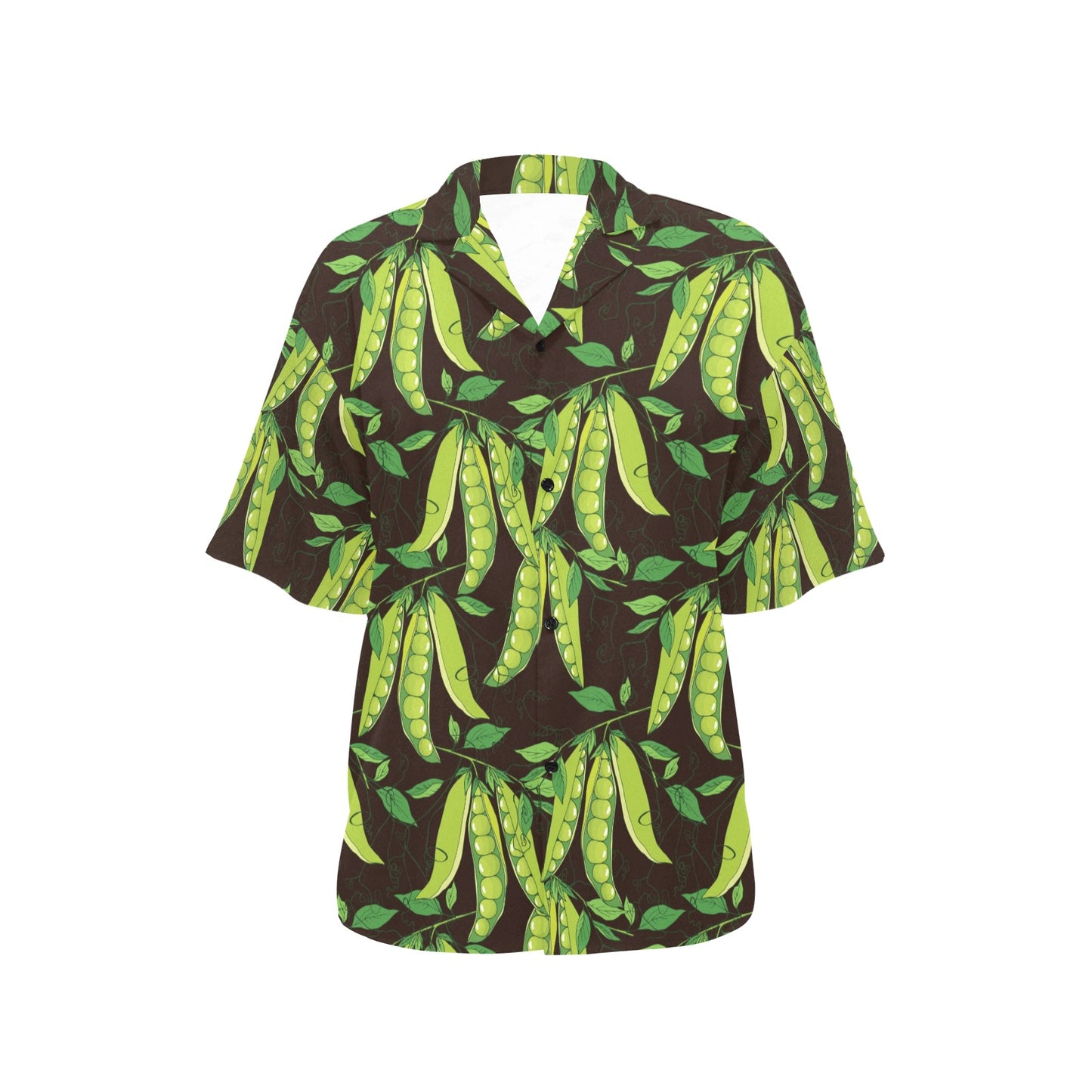 Peas Pattern Print Design A03 Women's Hawaiian Shirt