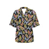 Butterfly Water Color Rainbow Women's Hawaiian Shirt