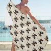 Ancient Greek Print Design LKS3010 Beach Towel 32" x 71"