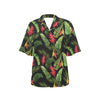 Bird Of Paradise Pattern Print Design BOP010 Women's Hawaiian Shirt