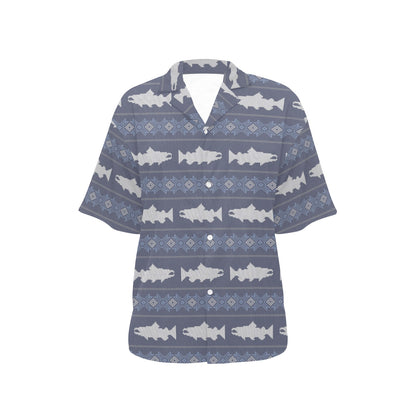 Salad Vegetable Print Design LKS302 Women's Hawaiian Shirt