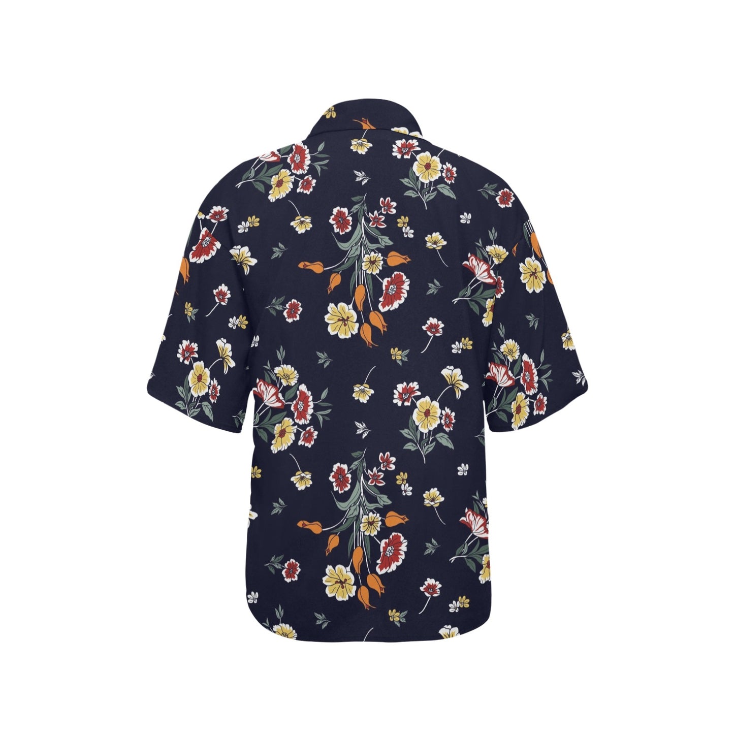 Summer Floral Pattern Print Design SF01 Women's Hawaiian Shirt