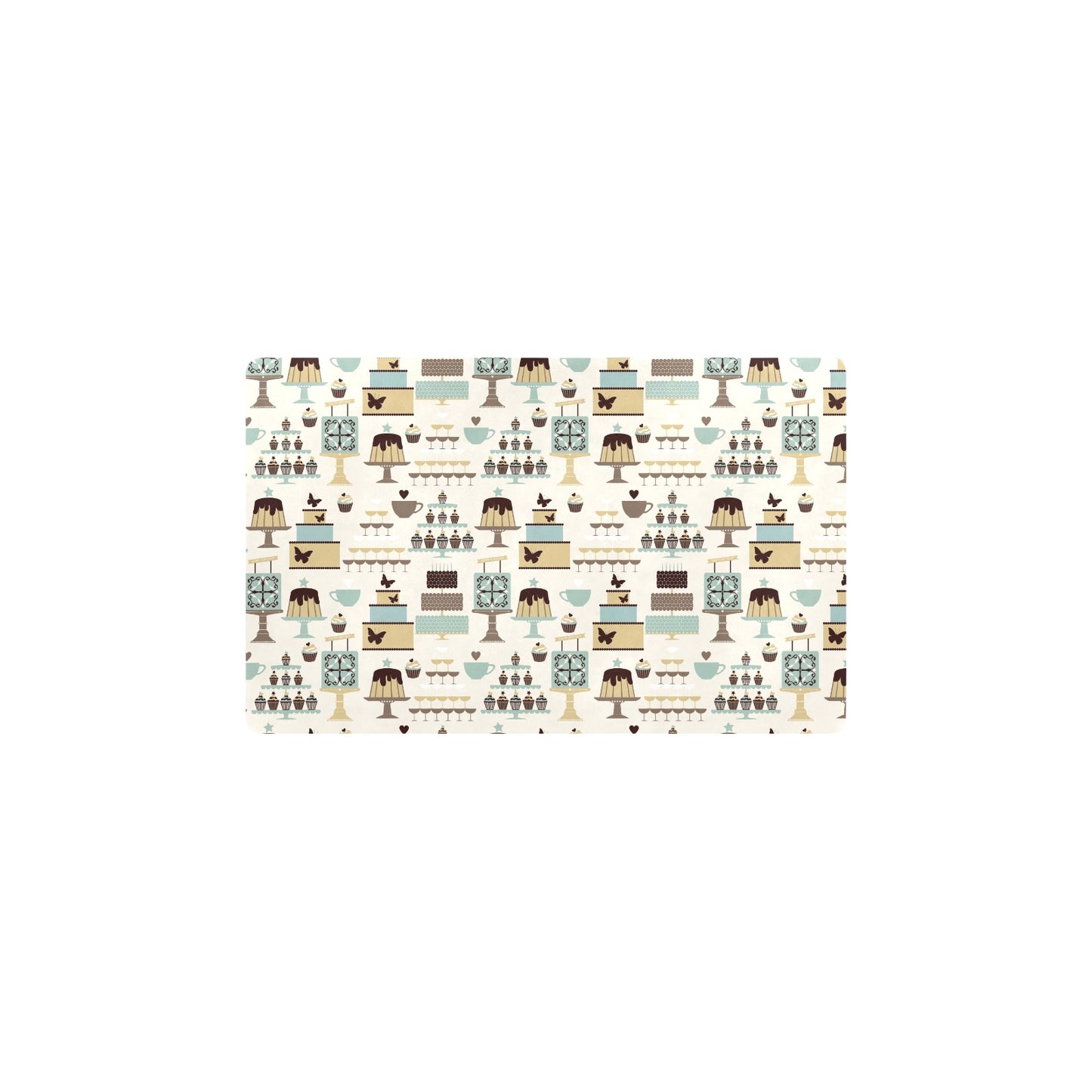 Cake Pattern Print Design 02 Kitchen Mat