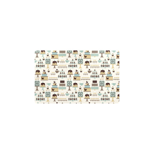 Cake Pattern Print Design 02 Kitchen Mat