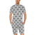 Lotus Mandala Print Pattern Men's Romper