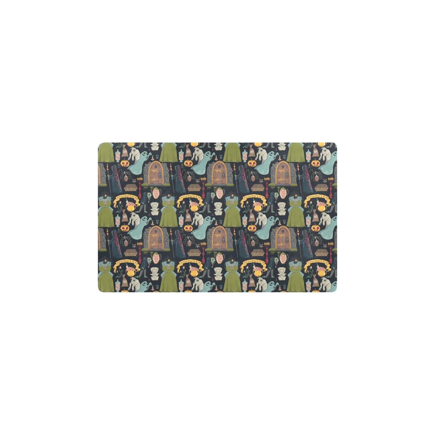 Creepy Halloween Print Design LKS304 Kitchen Mat