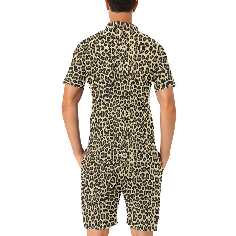 Cheetah Pattern Print Design 02 Men's Romper