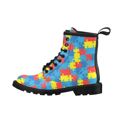 Autism Awareness Design Themed Print Women's Boots