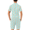 Angel Pattern Print Design 01 Men's Romper