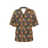 Bird Of Paradise Pattern Print Design 01 Women's Hawaiian Shirt