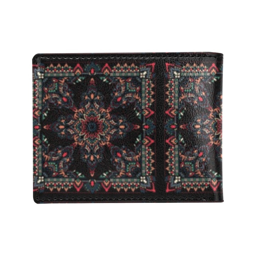 Bandana Print Design LKS307 Men's ID Card Wallet