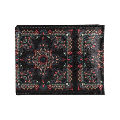 Bandana Print Design LKS307 Men's ID Card Wallet
