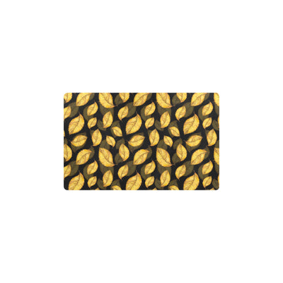 Elm Leave Summer Print Pattern Kitchen Mat