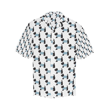 Scottish Terriers Print Design LKS3012 Men's Hawaiian Shirt