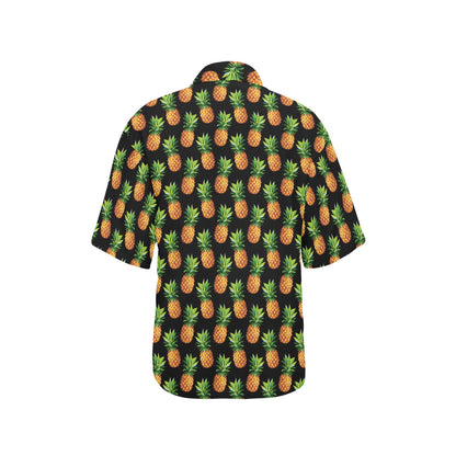 Pineapple Cute Print Design Pattern Women's Hawaiian Shirt