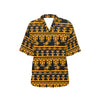 Eye of Horus Tribal Egypt Pattern Women's Hawaiian Shirt