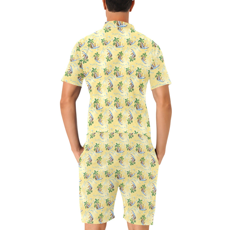 Surf Catch the Wave Design Men's Romper