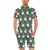 Baseball Fire Print Pattern Men's Romper