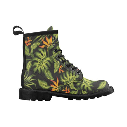 Bird Of Paradise Pattern Print Design BOP013 Women's Boots