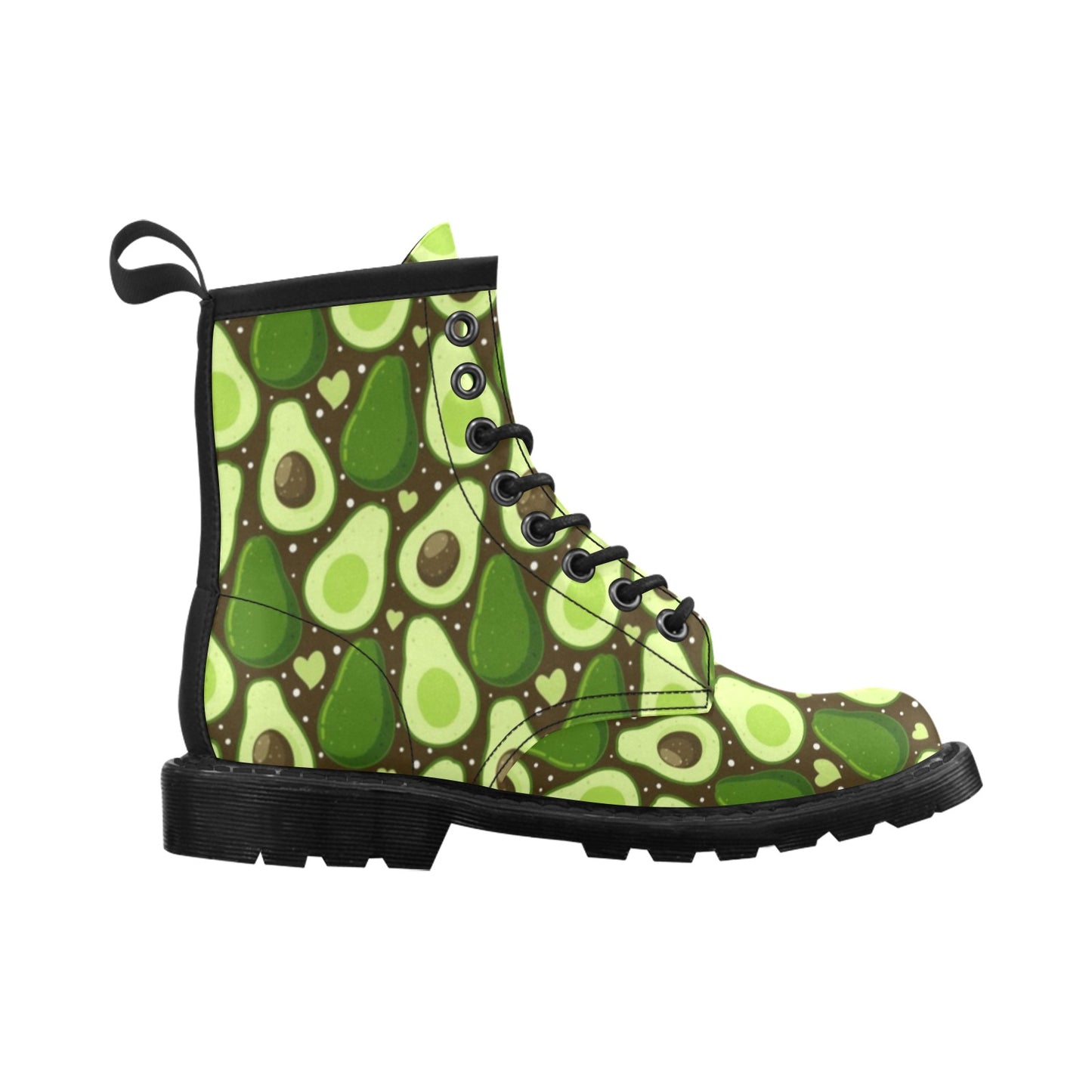 Avocado Pattern Print Design AC04 Women's Boots