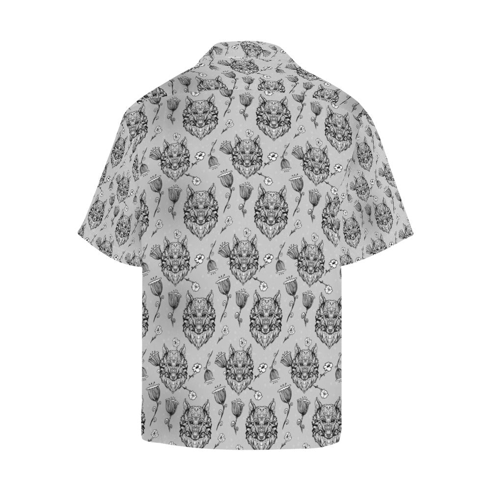 Tribal Pattern Print Design LKS306 Men's Hawaiian Shirt