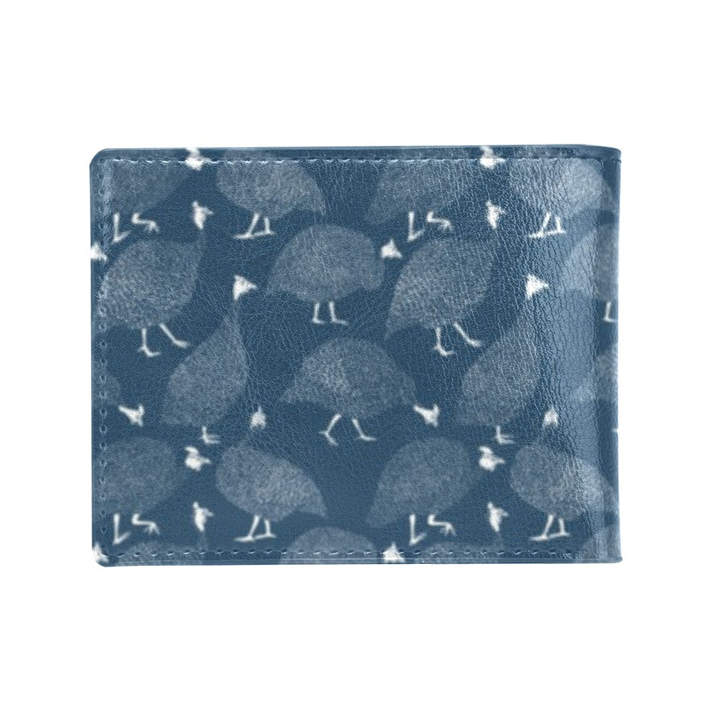 Guinea Fowl Print Design LKS401 Men's ID Card Wallet