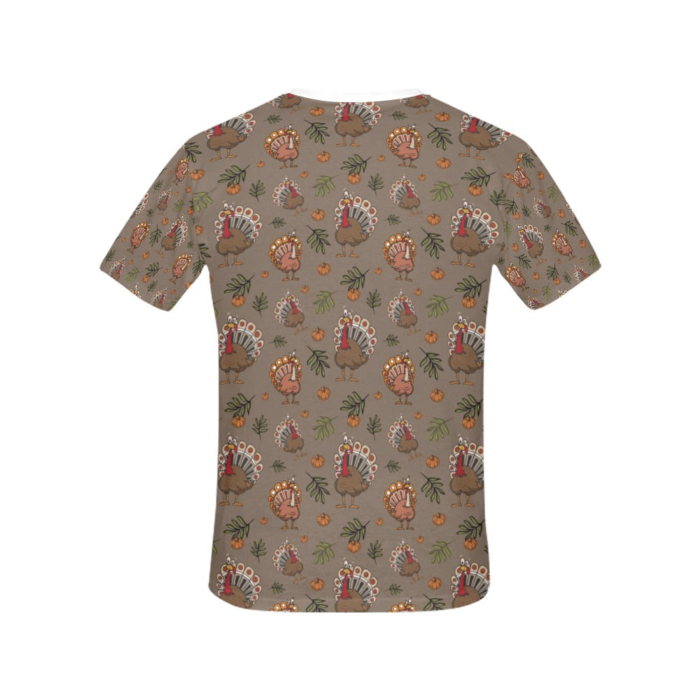 Thanksgiving Print Design LKS306 Women's  T-shirt