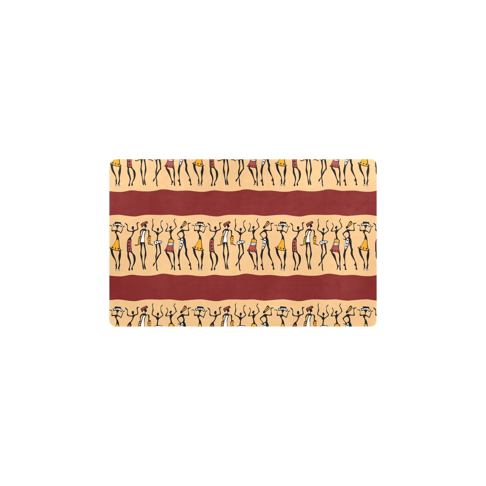 African People Kitchen Mat