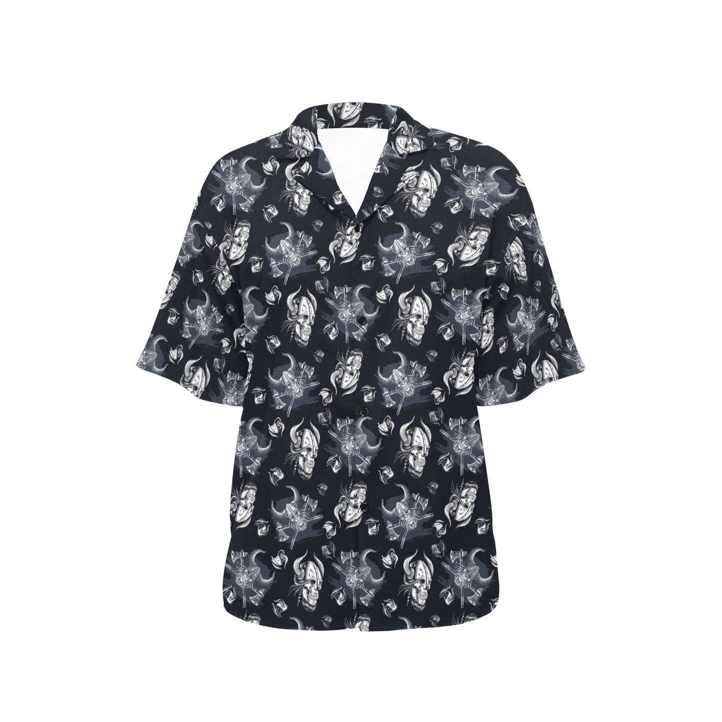 Vikings Print Design LKS304 Women's Hawaiian Shirt