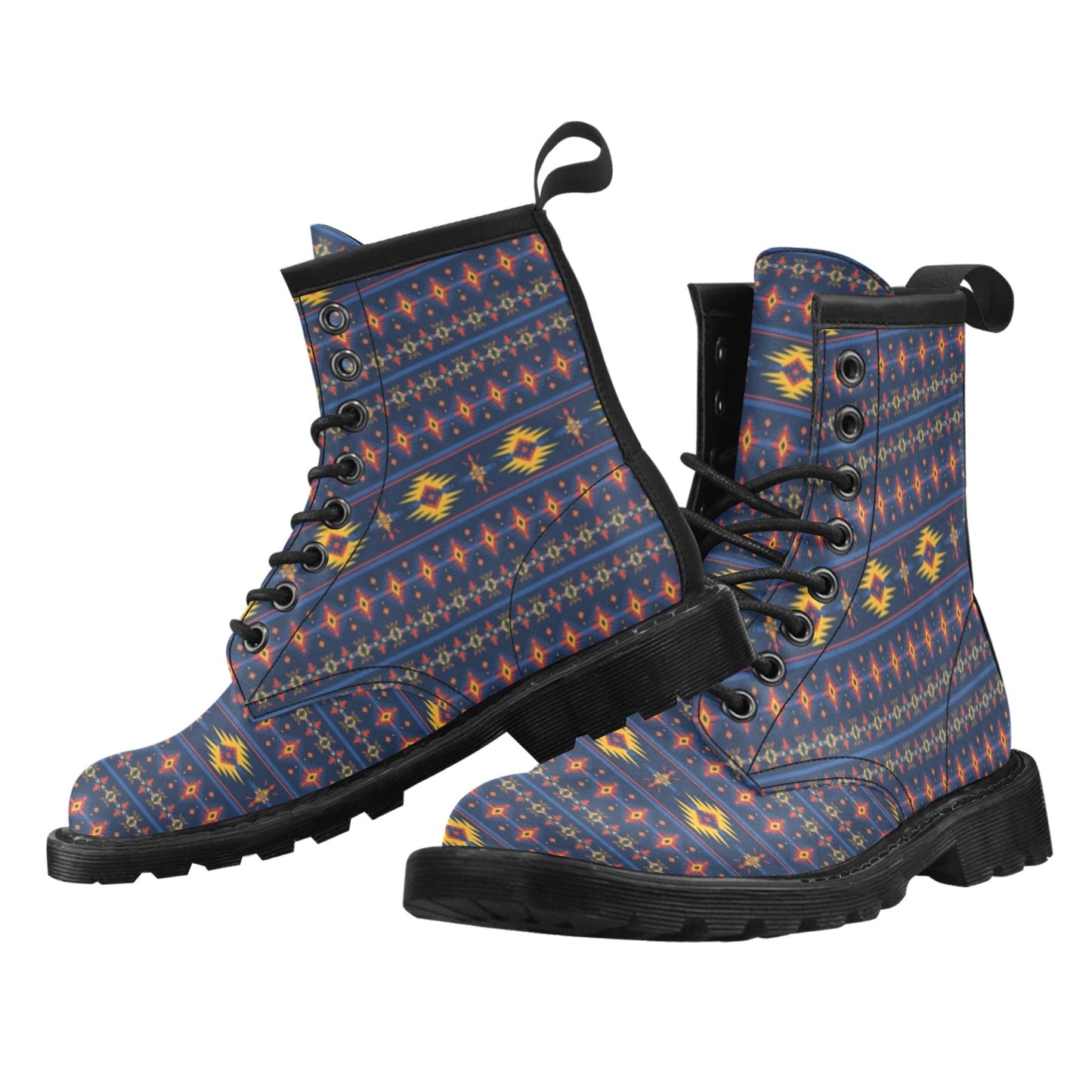 Southwest Pattern Print Design LKS306 Women's Boots