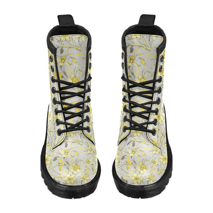 Daffodils Pattern Print Design DF05 Women's Boots