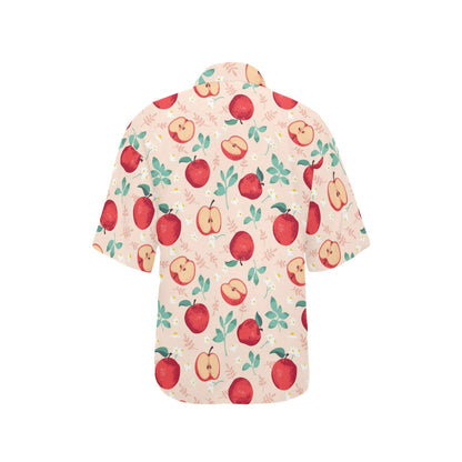Apple Pattern Print Design AP06 Women's Hawaiian Shirt