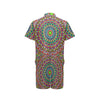 Bohemian Colorful Style Print Men's Romper